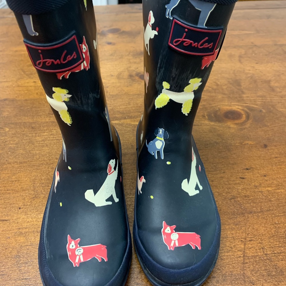 Joules girls rain boots